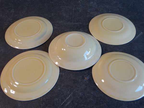 Edwin M Knowles Tijuana Pattern Set of 1 Bowl And 4 Plates CA2160