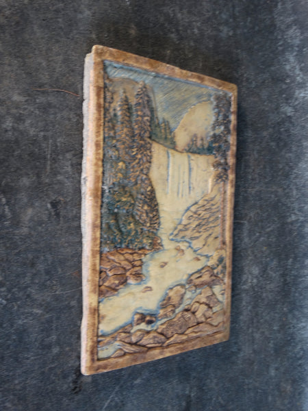 Claycraft Scenic Fireplace Tile - Vernal Falls, Yosemite CA2167