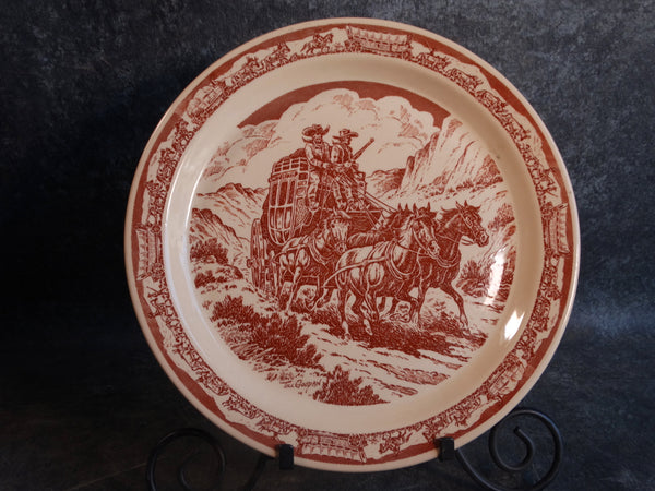 Wallace Westward Ho Pioneer Trails Chop Plate CA2176