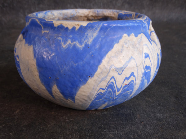 Ozark Roadside Pottery Blue & White Hanging Pot CA2192