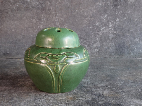 Arts & Crafts Green Studio Pot or Censer c 1915 CA2221
