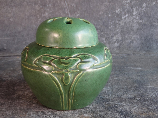 Arts & Crafts Green Studio Pot or Censer c 1915 CA2221