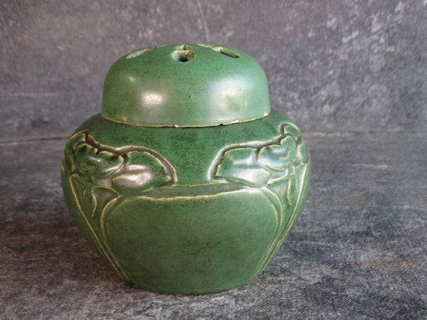 Arts & Crafts Green Studio Pot or Censer c 1915 CA2221