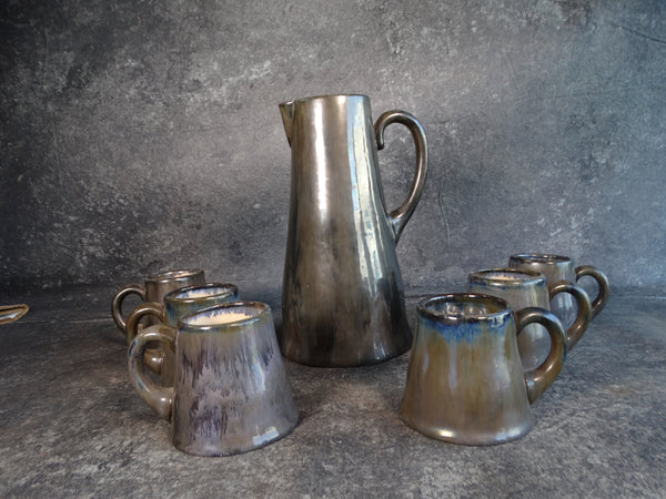 Fulper Pottery Hot Chocolate Set 1910 CA2229