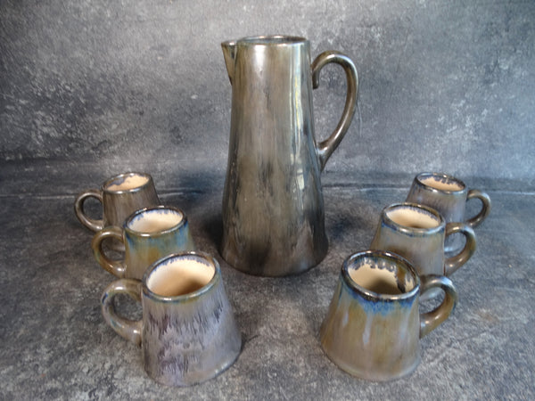 Fulper Pottery Hot Chocolate Set 1910 CA2229