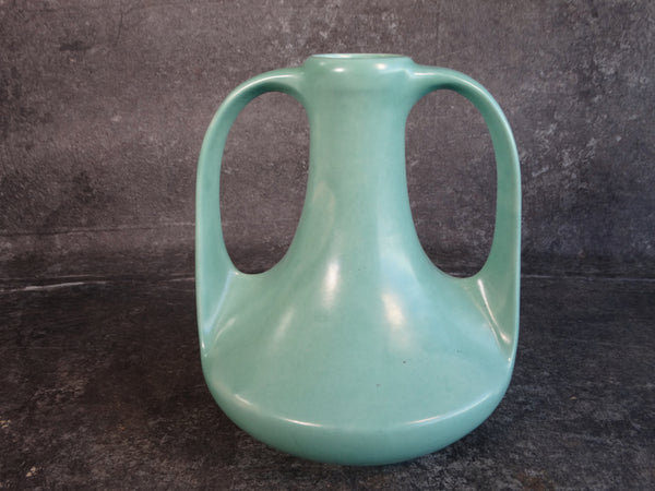 Tudor Pottery Vase in Satin Green CA2231