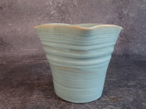 Pacific Hand-thrown #T318 Vase/Planter in Sea Foam Green CA2232