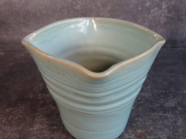 Pacific Hand-thrown #T318 Vase/Planter in Sea Foam Green CA2232