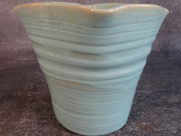 Pacific Hand-thrown #T318 Vase/Planter in Sea Foam Green CA2232