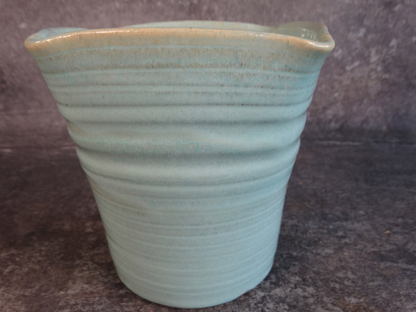 Pacific Hand-thrown #T318 Vase/Planter in Sea Foam Green CA2232