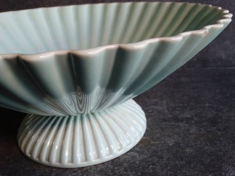 Vernon Kilns by Jane Bennison Large Console Bowl in Light Green CA2234