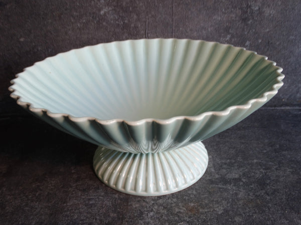 Vernon Kilns by Jane Bennison Large Console Bowl in Light Green CA2234