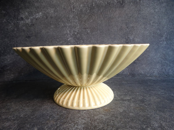 Vernon Kilns by Jane Bennison Large Console Bowl in Pale Yellow CA2236