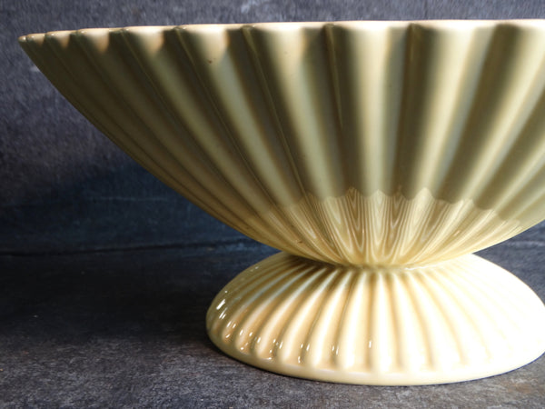 Vernon Kilns by Jane Bennison Large Console Bowl in Pale Yellow CA2236