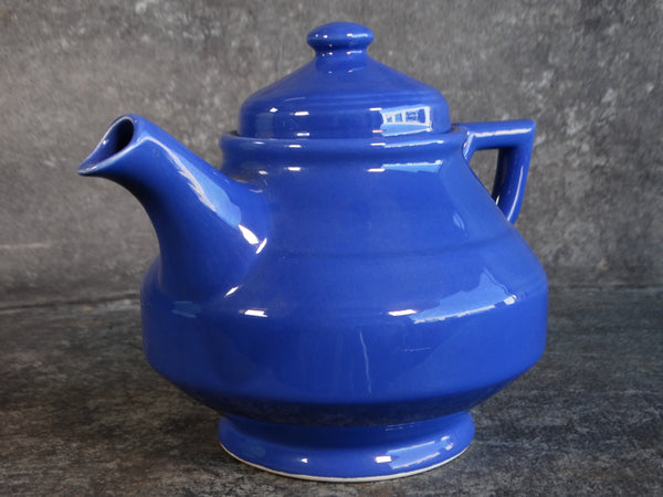 Vernon Kilns Early California Coffee Pot in Cobalt RARE CA2239