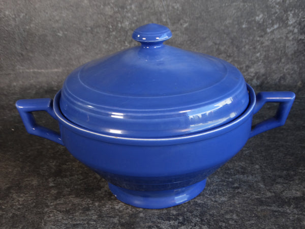 Vernon Kilns Early California Covered Soup Tureen in Cobalt CA2240