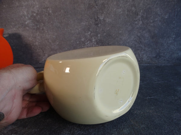 Vernon Kilns Modern California Ice Lip Ball Pitcher in Light Yellow CA2248