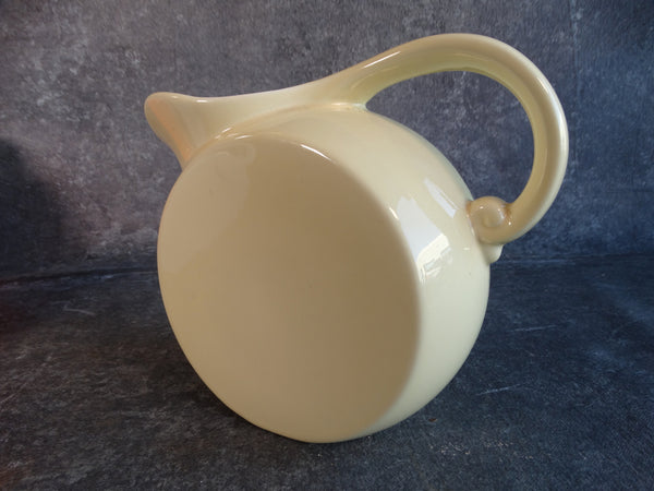 Vernon Kilns Modern California Ice Lip Ball Pitcher in Light Yellow CA2248