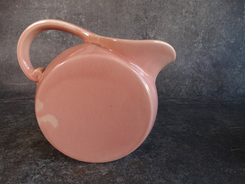 Vernon Kilns Modern California Ice Lip Ball Pitcher in Dusty Rose CA2251