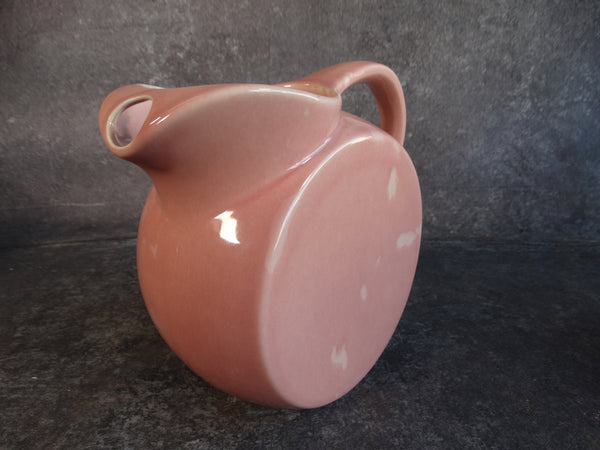 Vernon Kilns Modern California Ice Lip Ball Pitcher in Dusty Rose CA2251