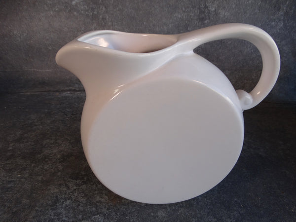 Vernon Kilns Modern California Ice Lip Ball Pitcher in White CA2252