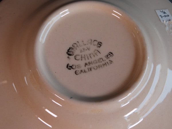 Wallace China Self-Promotional Ashtray for the 10th Pacific Coast Regional Restaurant Convention 1949 CA2277