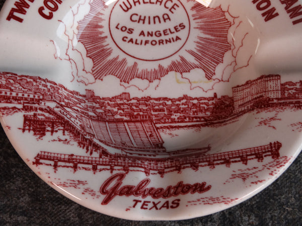 Wallace China 12th Annual Convention Texas Restaurant Association Self-Promotional Ashtray CA2278