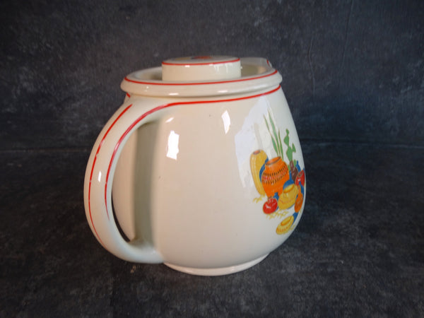 Homer Laughlin Mexicana Kitchen Kraft Lidded Pitcher CA2296