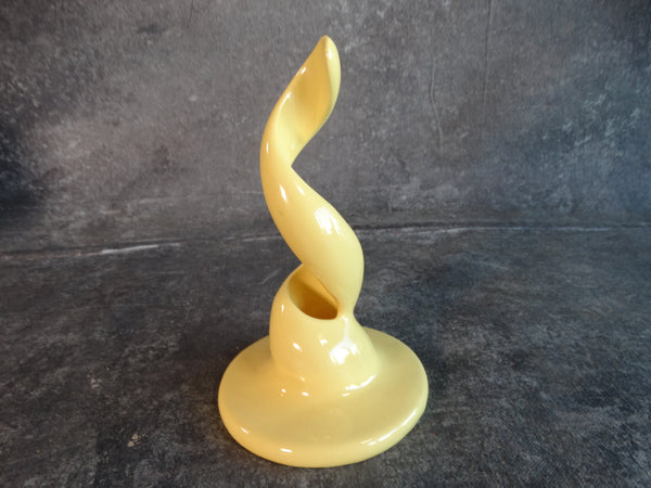 Metlox Poppy Trail Single Spiral Candle Stick in Pale Yellow CA2351