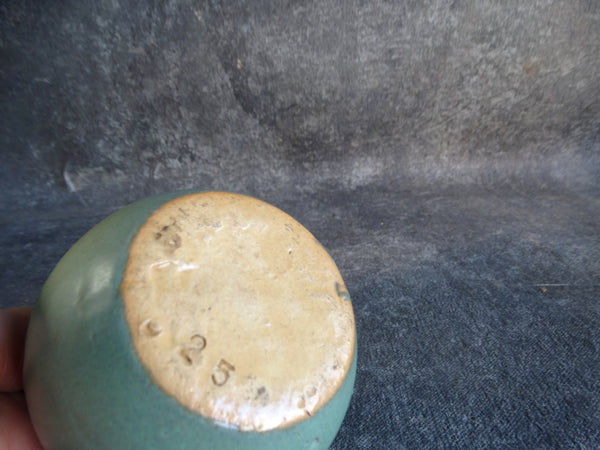 Zanesville Ohio Pottery Bowl  in Light Gray-Green CA2362