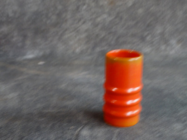 Tudor Pottery - *RARE*  #144 Shot Glass in Orange CA2372