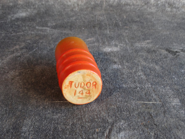 Tudor Pottery Orange Shot Glass #141 CA2389