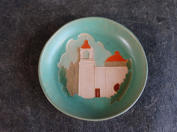 San Jose Co Low Bowl with Image of San Jose Mission CA2415