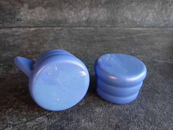 Tudor Hollywood Ware Creamer & Sugar Bowl Set in Blue CA2436