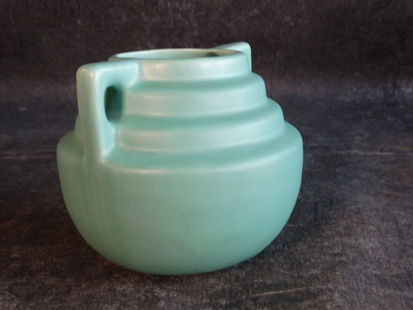 Tudor Hollywood Ware Step Vase in Sea Foam Green CA2444