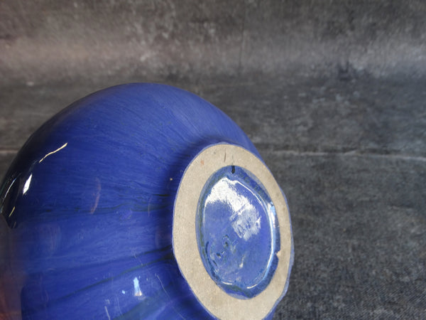 Fulper Blue Two-Handled Vase CA2457