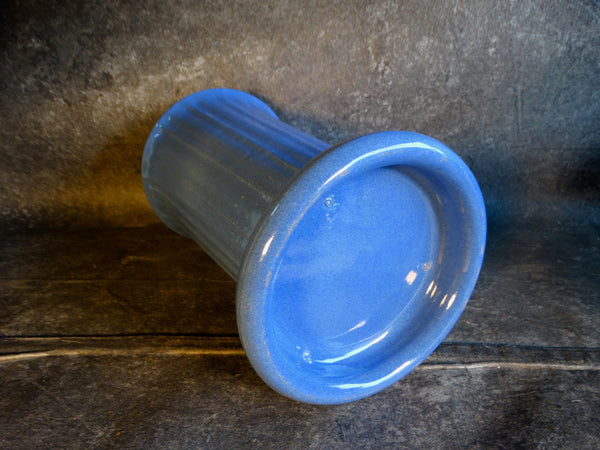Garden City Ribbed Stock Vase in  in Cobalt CA2475