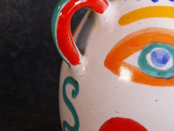 DeSimone Pottery Face Jug 1960s CA2480