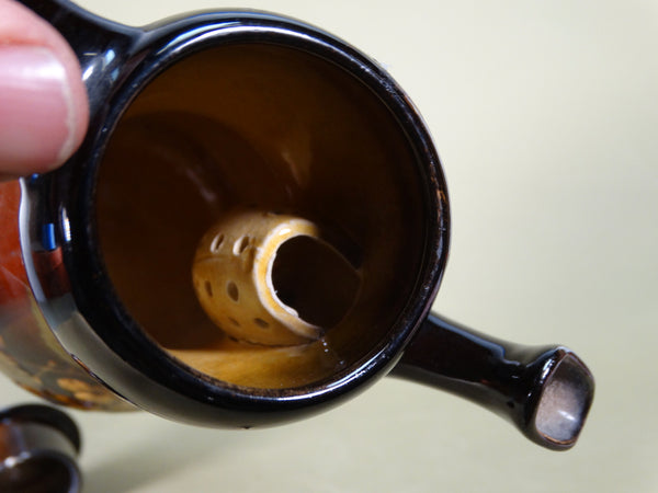Rookwood Coffee/Tea Pot #773 - Pansies - circa 1900 CA2485