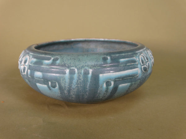 Rookwood #2160 Incised Ceramic Bowl in Soft Green 1926 CA2488