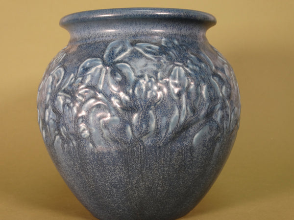 Rookwood Matte Blue Dandelion Vase #6029 1928 CA2493