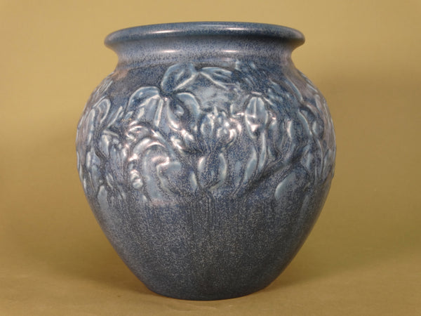 Rookwood Matte Blue Dandelion Vase #6029 1928 CA2493