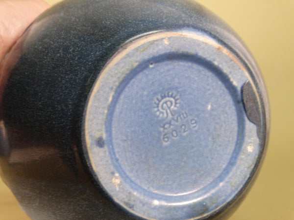 Rookwood Matte Blue Dandelion Vase #6029 1928 CA2493