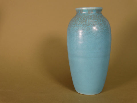Rookwood #2888 Incised Vase in a Rare Mottled Blue Glaze 1928 CA2405