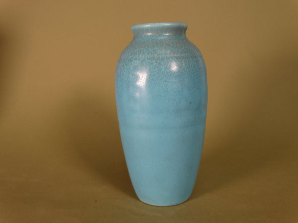 Rookwood #2888 Incised Vase in a Rare Mottled Blue Glaze 1928 CA2405