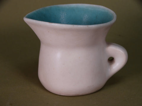 Winfield Pasadena - Small Jug or Creamer in Blush & Turquoise #129 - CA2512
