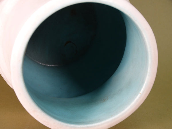 Winfield Pasadena #137 Vase in Blush, Turquoise Interior CA2513