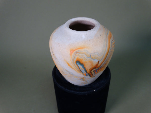 Nemadji Pottery Mini Oil Jar or Urn CA2521