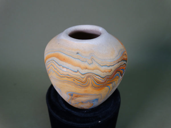 Nemadji Pottery Mini Oil Jar or Urn CA2521