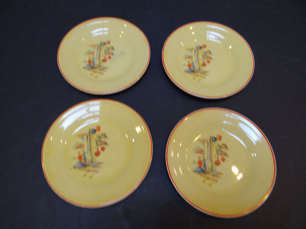 Edwin M. Knowles China – Oval Plates with Mexican Theme